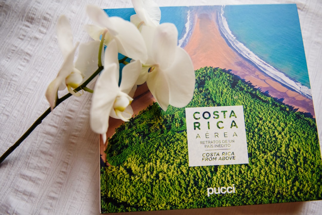 A tourism photo book of Costa Rica presented as a wedding gift.